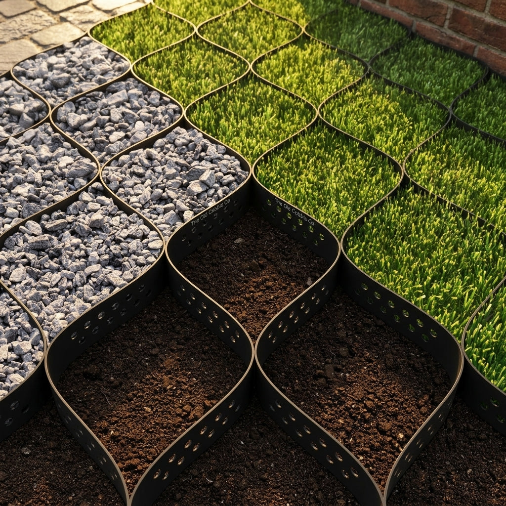2 in Geocell Ground Grid 8.4 x 19.7 ft | Old Cobble Co.