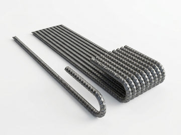 Galvanized J-Hook Ground Stakes 12 in 10pk | Old Cobble Co.