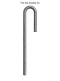 Galvanized J-Hook Ground Stakes 12 in 10pk | Old Cobble Co.