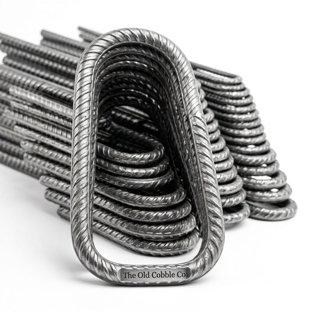 Galvanized J-Hook Ground Stakes 12 in 10pk | Old Cobble Co.