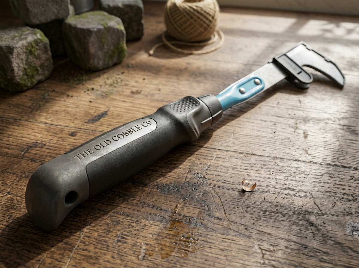 The Old Cobble Co. Hand Patio Joint Weeder with Blade Guard