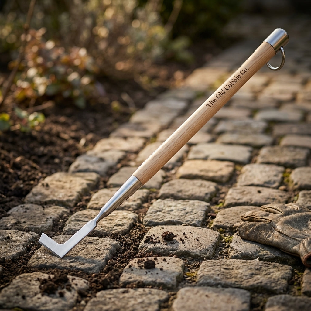 The Old Cobble Co. Long Handled Stainless Steel Patio Weeder