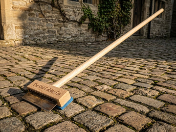 The Old Cobble Co. Long-Handle Paving Joint Wire Brush, 1400 mm